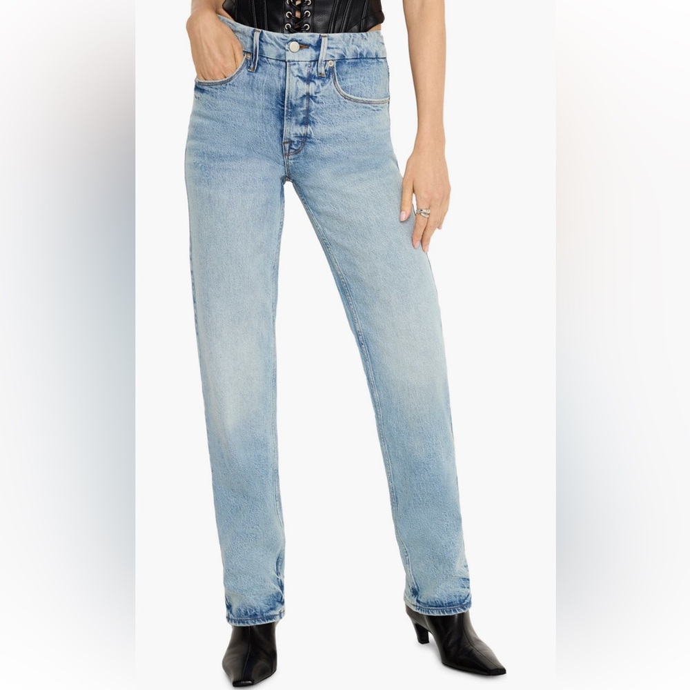 LIKE NEW▪️Size 22▪️GOOD AMERICAN GOOD ICON STRAIGHT LEG DENIM